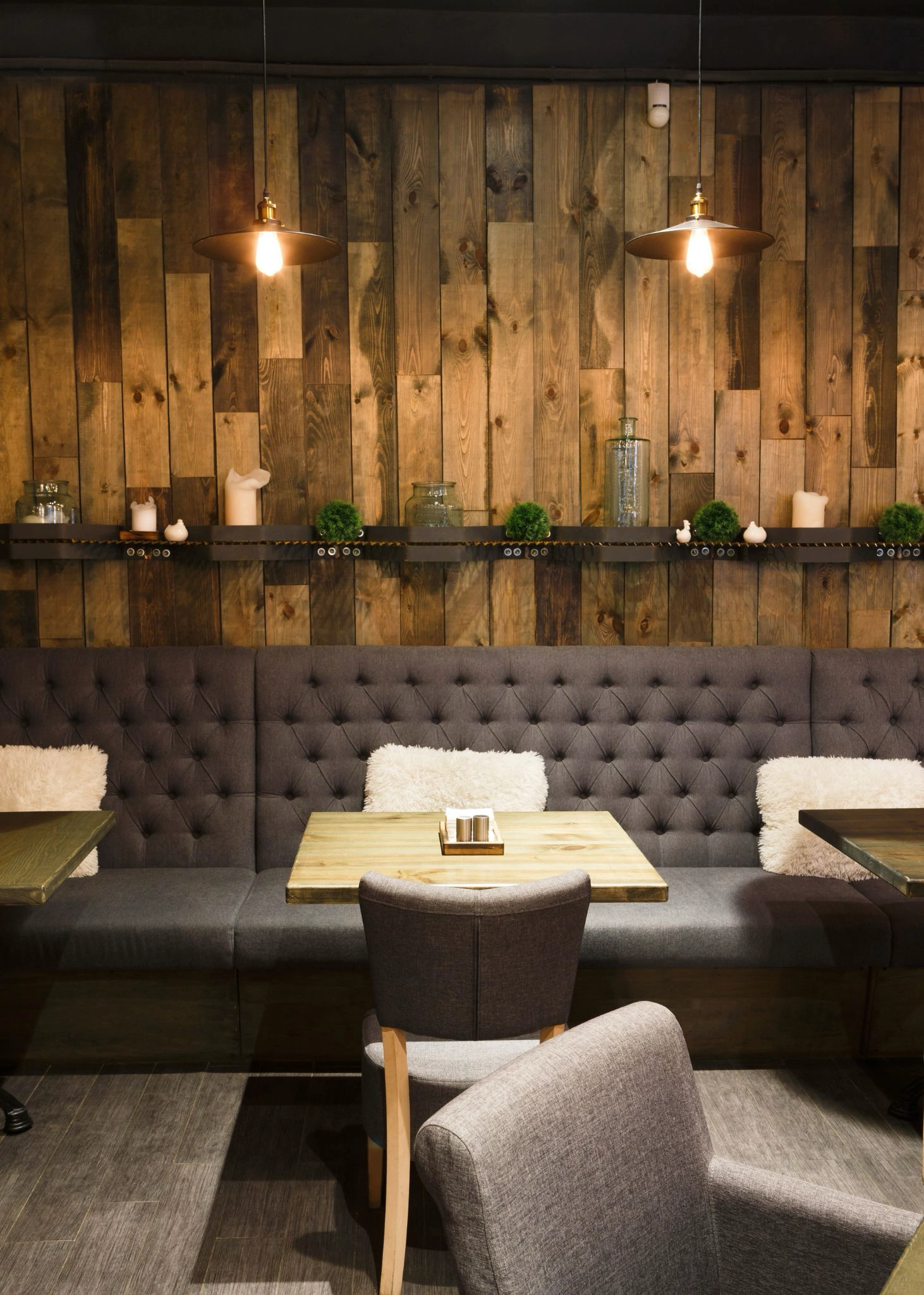 restaurant cozy chill hiver - design intérieur maisonna