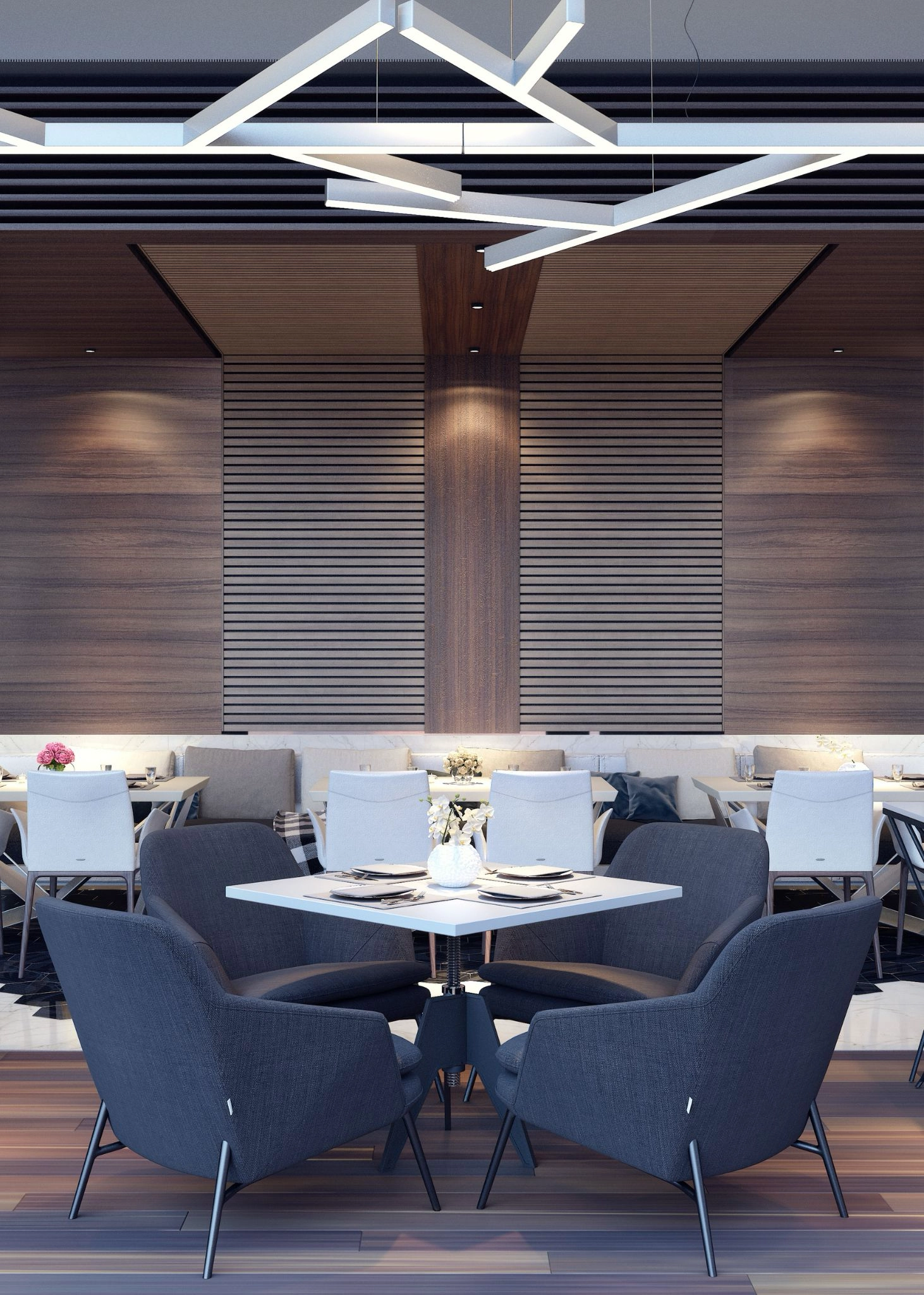 restaurant fauteuils - design intérieur maisonna