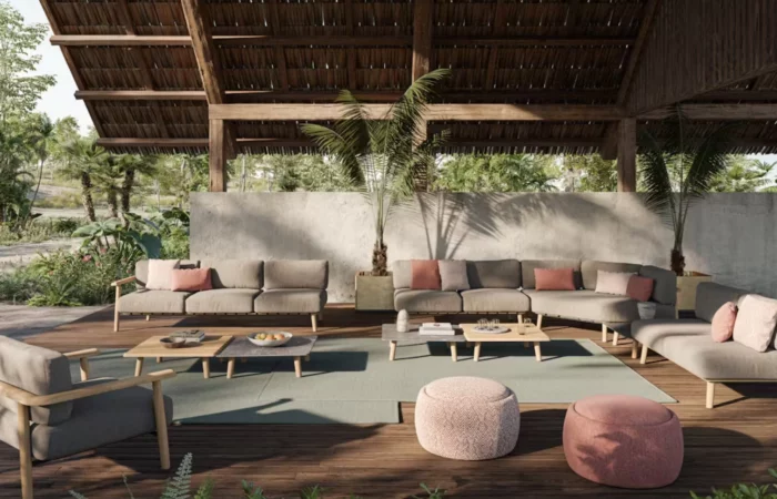 Créez un jardin élégant avec mobilier et parasols haut de gamme - maisonna