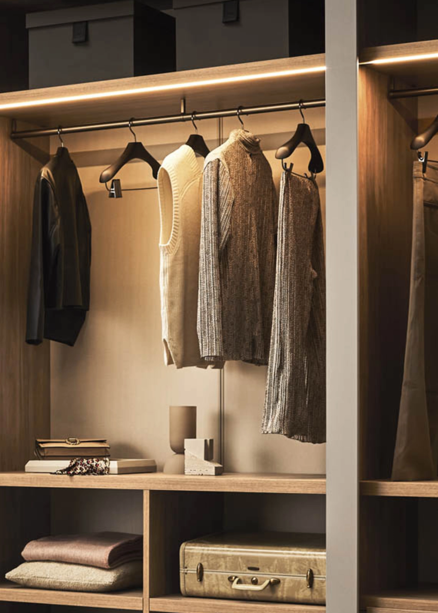 Maisonna - Décoration d'intérieur architecte fournisseurs mobiliers - design épuré italien - dressing armoire luxe